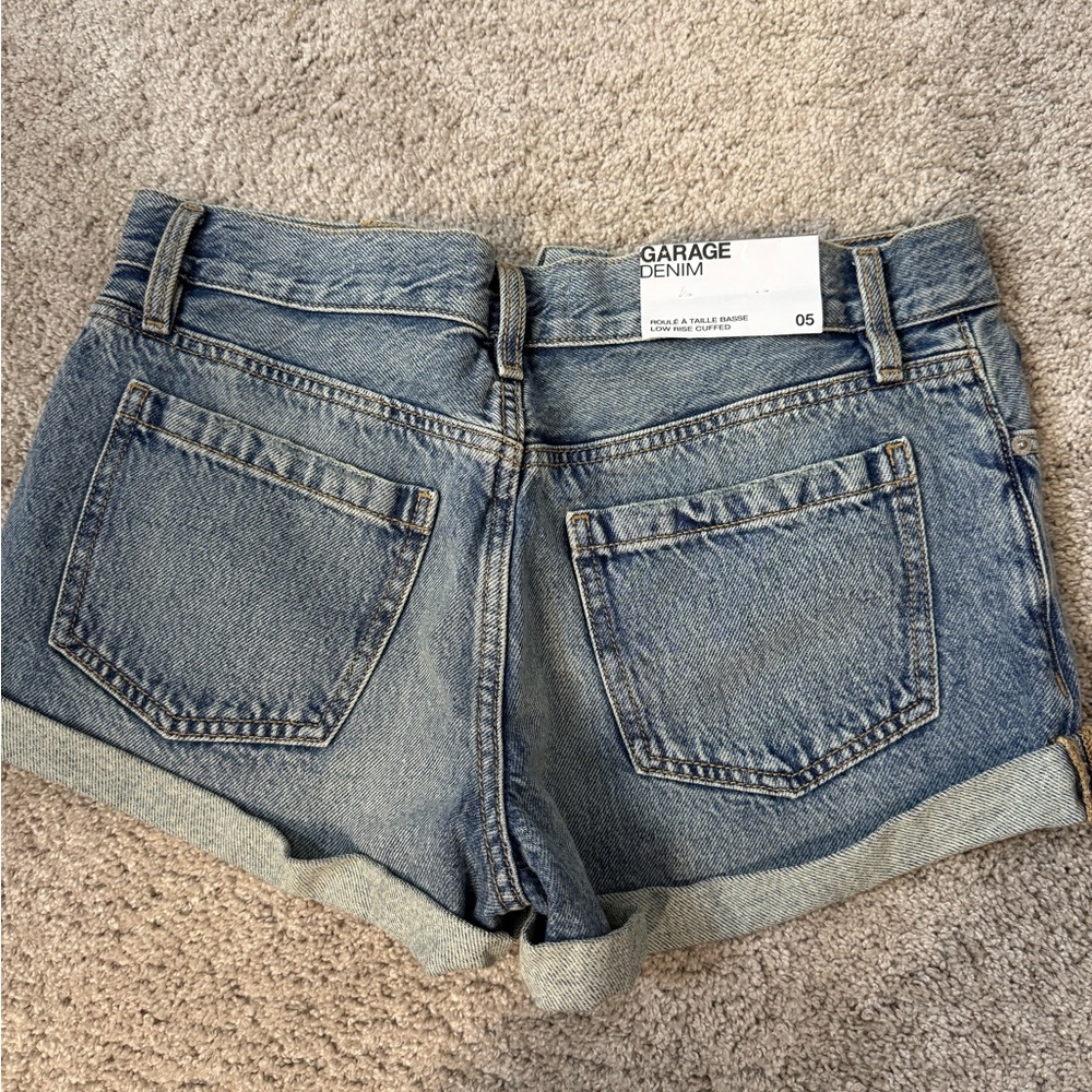 Garage Denim Jean Shorts - Classic Blue
